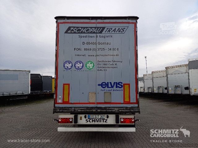 Odprta polprikolica s ponjavo Schmitz Cargobull Curtainsider Standard Getränke