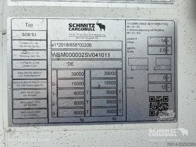 Hladilna polprikolica Schmitz Cargobull Tiefkühler Standard