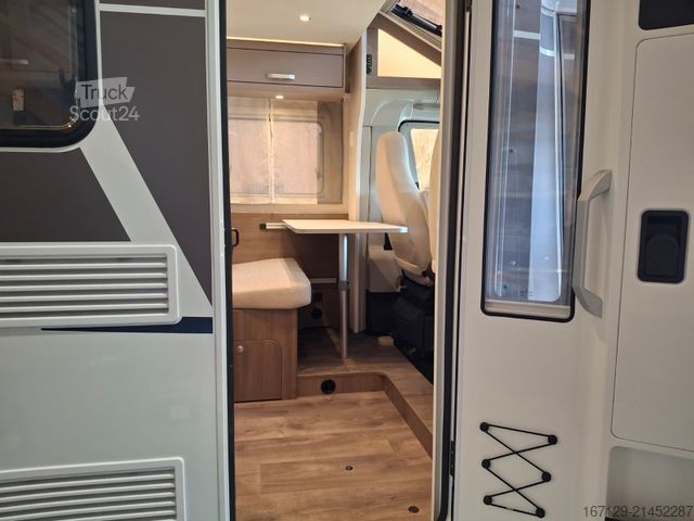 Half-integraal camper CARADO T 135 pro+ / Hubbett / TV Paket