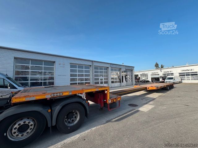 Remorque surbaissée GOLDHOFER STZ-L3-37/80A 3x gelenkt 7,5m ausziehbar