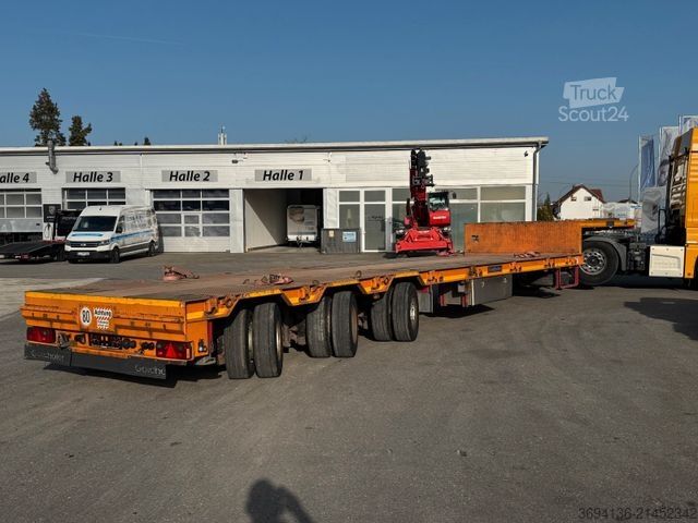 Remorque surbaissée GOLDHOFER STZ-L3-37/80A 3x gelenkt 7,5m ausziehbar