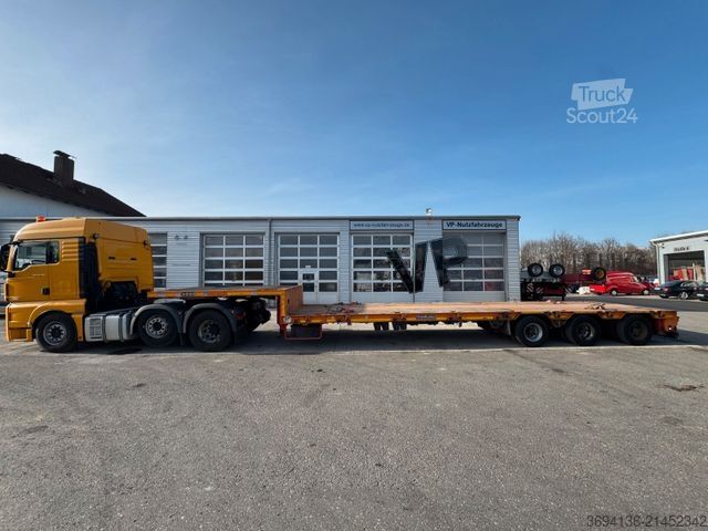 Remorque surbaissée GOLDHOFER STZ-L3-37/80A 3x gelenkt 7,5m ausziehbar
