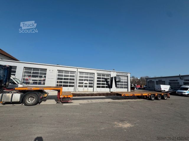 Remorque surbaissée GOLDHOFER STZ-L3-37/80A 3x gelenkt 7,5 m ausziehbar