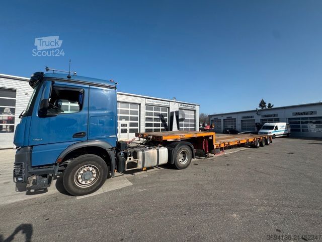 Remorque surbaissée GOLDHOFER STZ-L3-37/80A 3x gelenkt 7,5 m ausziehbar