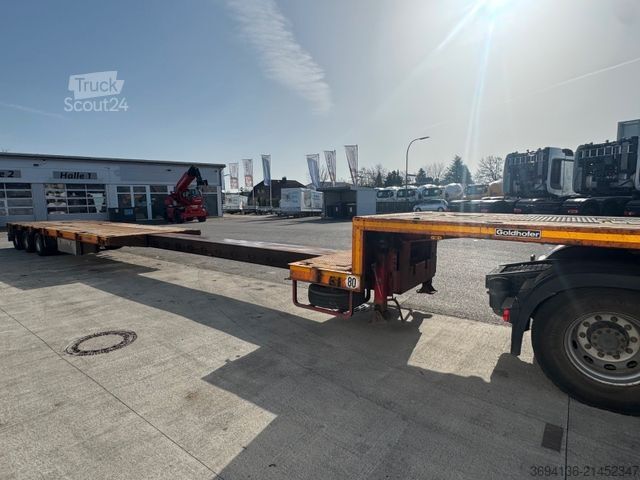 Remorque surbaissée GOLDHOFER STZ-L3-37/80A 3x gelenkt 7,5 m ausziehbar