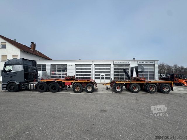 Low loader semitrailer DOLL 2+4 Nachläufer M 183/ M20 Dolly