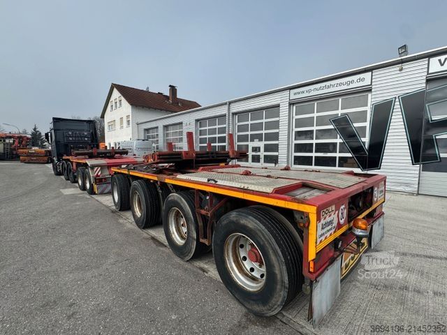 Low loader semitrailer DOLL 2+4 Nachläufer M 183/ M20 Dolly