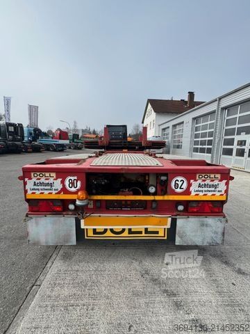 Low loader semitrailer DOLL 2+4 Nachläufer M 183/ M20 Dolly