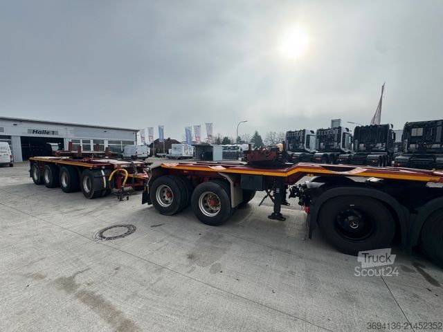 Low loader semitrailer DOLL 2+4 Nachläufer M 183/ M20 Dolly