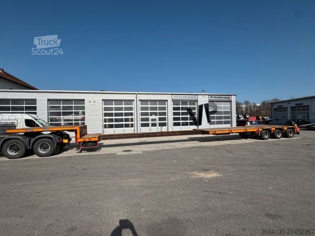 Remorque surbaissée GOLDHOFER STZ-L3-37/80A 3 x gelenkt 7,5 m ausziehbar
