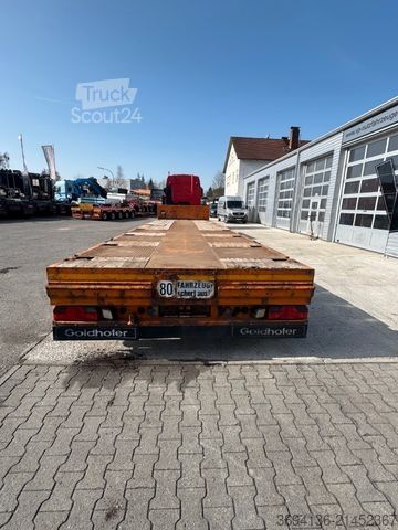 Remorque surbaissée GOLDHOFER STZ-L3-37/80A 3 x gelenkt 7,5 m ausziehbar