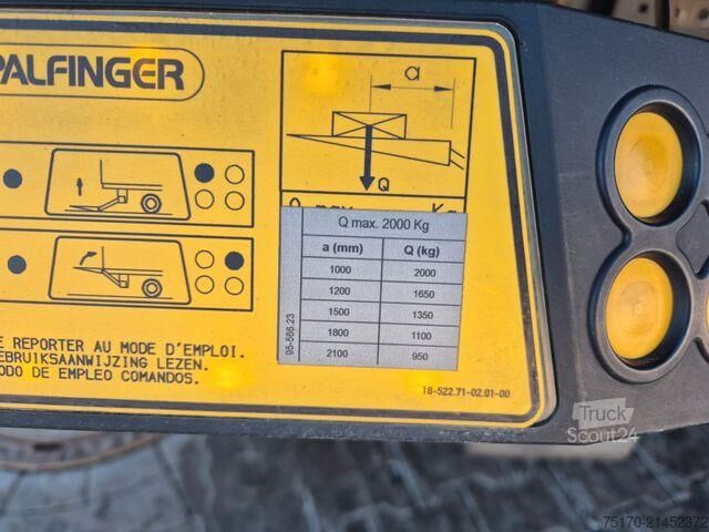 Valise Mercedes-Benz Atego 1223 L LBW 2.000kg Tür Spoiler Klima