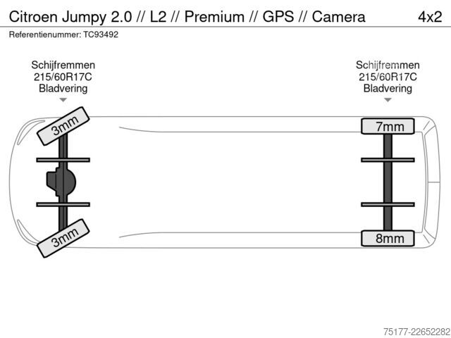 Kastenwagen Citroën Jumpy 2.0 // L2 // Premium // GPS // Camera
