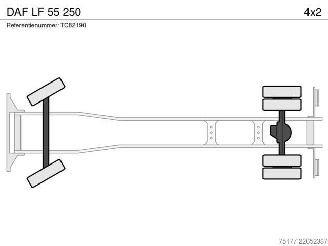 Schuifzeil DAF LF 55 250