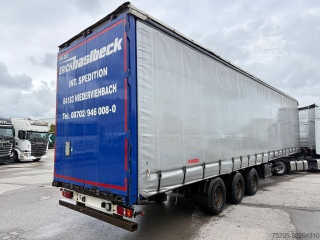 Auflieger mit Pritsche & Plane KÖGEL 3 Achs MEGA SAF Liftachse Hubdach CodeXL+9.5