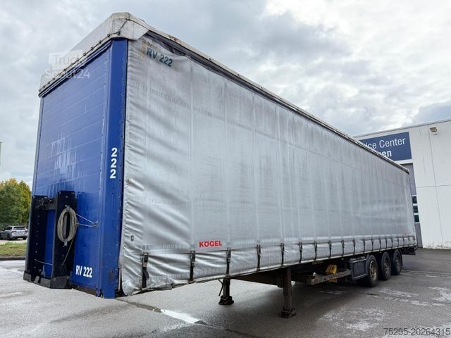 Auflieger mit Pritsche & Plane KÖGEL 3Achs MEGA Hubdach TÜV 03/2026 Getränke/Code XL