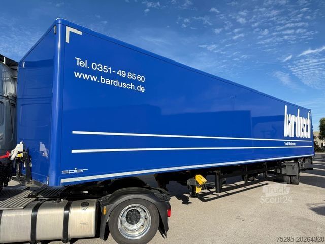 Фургон-полуприцеп SPIER 1 Achs Koffer L-13,55mLBW 1,5to Kamera TÜVneu