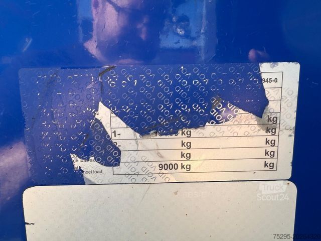 Dėžinė puspriekabė SPIER 1 Achs Koffer L-13,55mLBW 1,5to Kamera TÜVneu