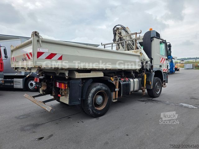 Kipper LKW MERCEDES-BENZ Actros 1841 / 4X4 ALLRAD /16m Atlas 190/ Meiller