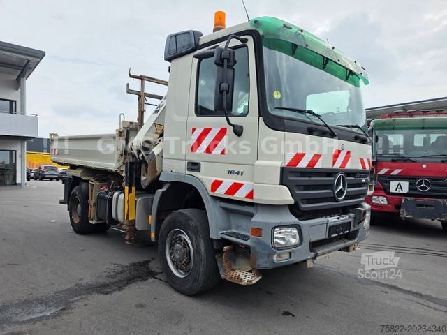 Kipper LKW MERCEDES-BENZ Actros 1841 / 4X4 ALLRAD /16m Atlas 190/ Meiller
