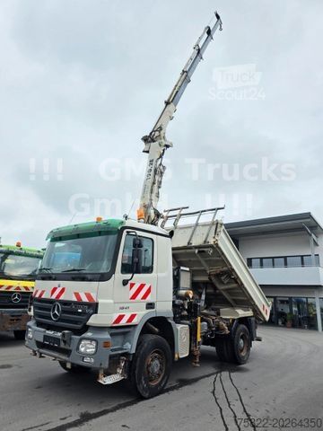 Dreiseitenkipper LKW MERCEDES-BENZ Actros 1841 / 4X4 ALLRAD / Atlas 190 / Meiller