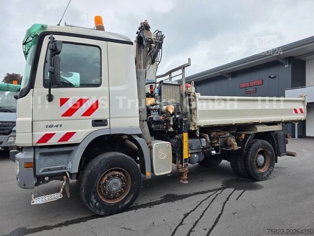 Dreiseitenkipper LKW MERCEDES-BENZ Actros 1841 / 4X4 ALLRAD / Atlas 190 / Meiller