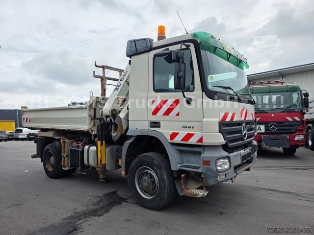 Dreiseitenkipper LKW MERCEDES-BENZ Actros 1841 / 4X4 ALLRAD / Atlas 190 / Meiller