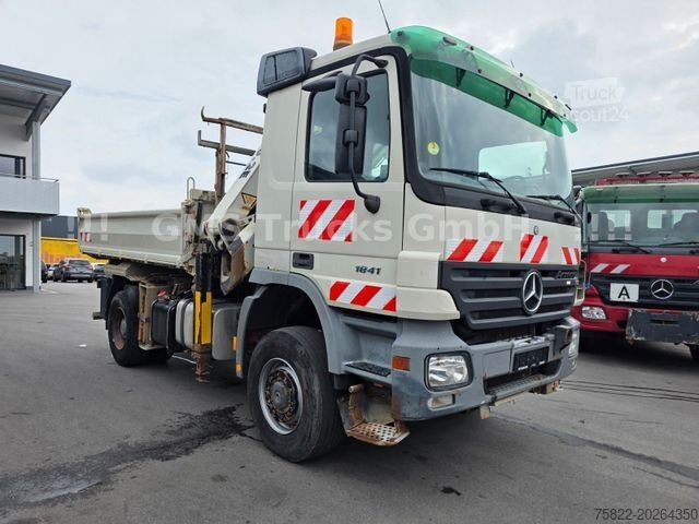 Dreiseitenkipper LKW MERCEDES-BENZ Actros 1841 / 4X4 ALLRAD / Atlas 190 / Meiller