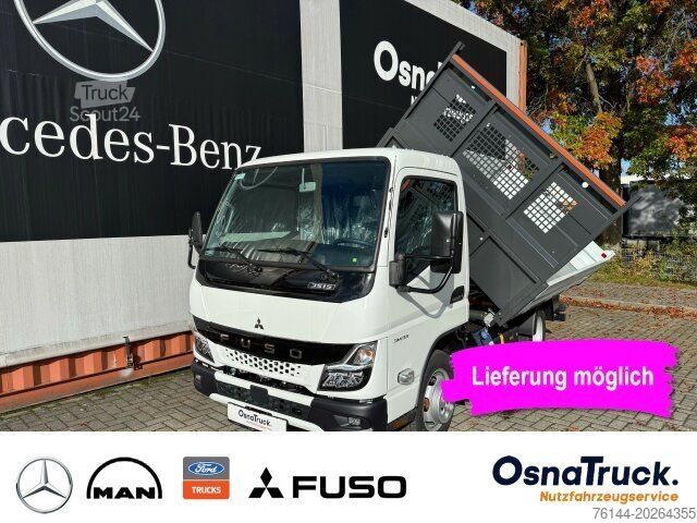 Kiepwagen bestelauto MITSUBISHI 3S15 AMT 3-Seitenkipper Klima,AHK 3,5t,Diff.-Sp.