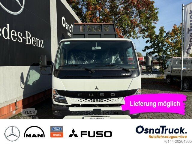 Kiepwagen bestelauto MITSUBISHI 3C15 Hinterkipper + Box Klima,AHK 3,5t,Diff.-Sp.