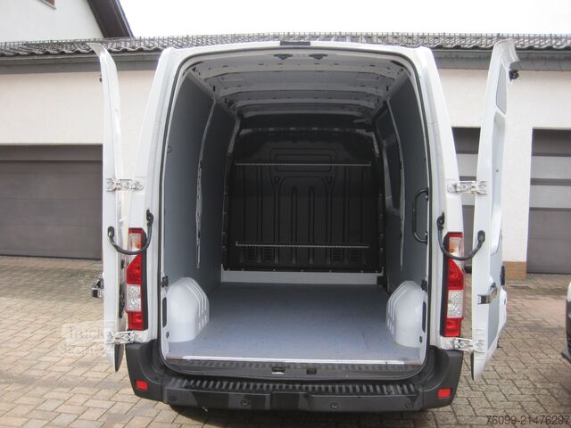 Box wagon high + long Opel Movano 2,3 D L2H2 Schwingsitz 270° Türen