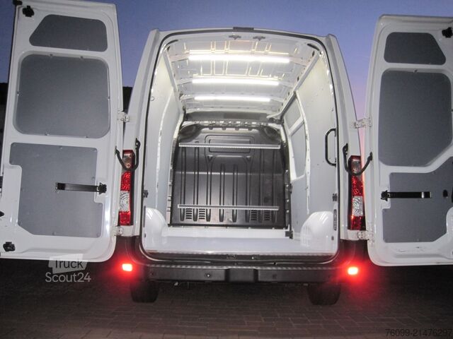 Box wagon high + long Opel Movano 2,3 D L2H2 Schwingsitz 270° Türen