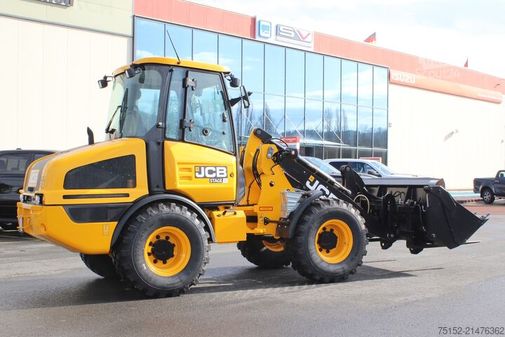Wheel loader JCB 407 Stufe V inkl. Schaufel + Gabel - NEU