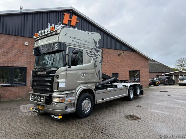 Système de bras à crochet Scania R480 HyvaLift Haakarm 30T NL Truck APK/TUV 04-2026