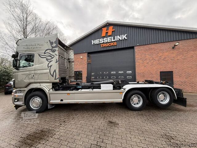 Système de bras à crochet Scania R480 HyvaLift Haakarm 30T NL Truck APK/TUV 04-2026