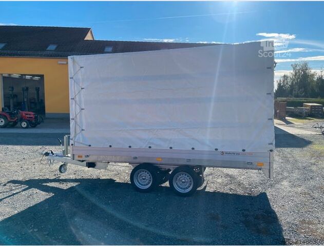 Open trailer with tarp SARIS PL 356 170 2700 2 Planenanhänger
