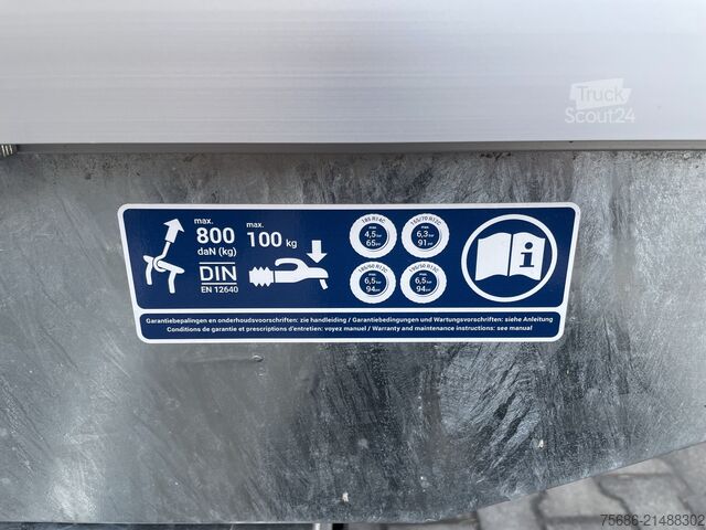 Open trailer with tarp SARIS PL 356 170 2700 2 Planenanhänger