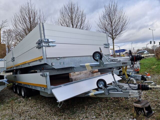 Reboques de automóveis Eduard Volumen 606x220x70cm hohe Aluwände 3500kg Tandem verfügbar Neu