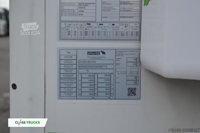 Hűtő félpótkocsi SCHMITZ CARGOBULL SKO FP 60 ThermoKing SLXi 300