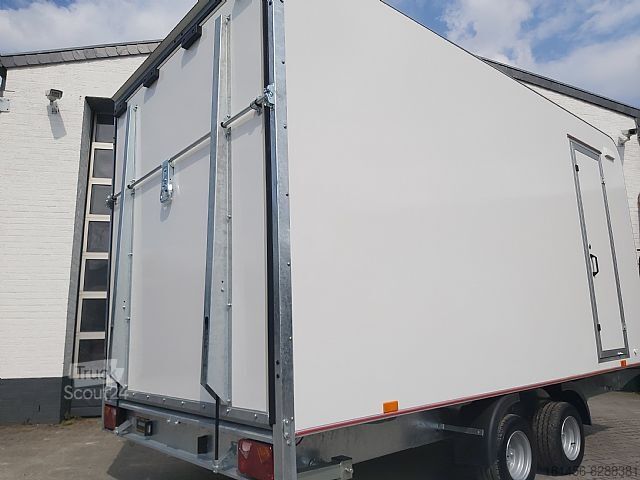 Valiza trailershop Kofferanhänger mit Seitentür Heckrampe 420x200x210