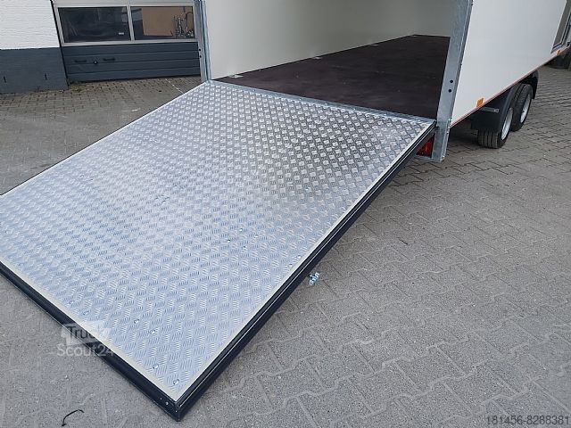 Valiza trailershop Kofferanhänger mit Seitentür Heckrampe 420x200x210