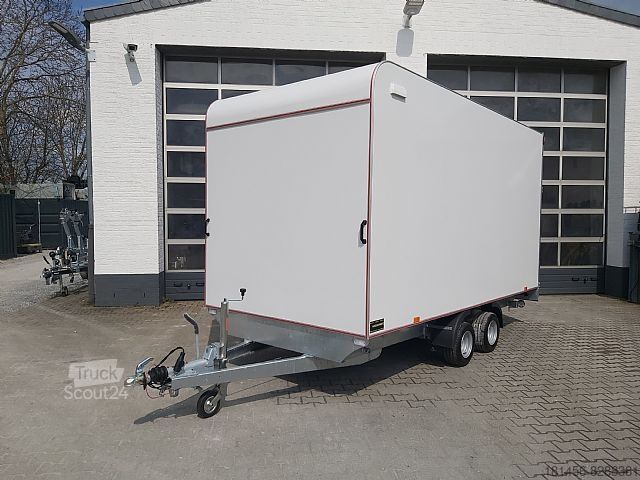 Valiza trailershop Kofferanhänger mit Seitentür Heckrampe 420x200x210