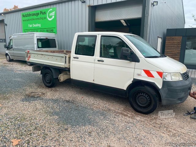 Pick-up van VOLKSWAGEN T5 Transporter PritscheDOKA,ATM,AHK,SHg