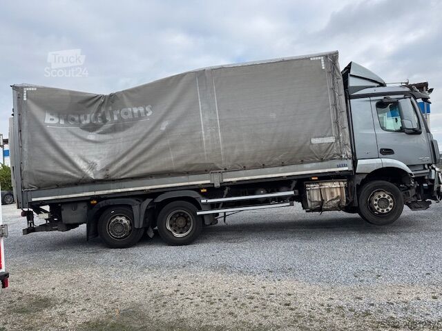 Nákladní automobil s plošinou a plachtou Mercedes-Benz Antos 2540 Gr.Fhs 7,3 m Pl Lbw 1,5 Klima