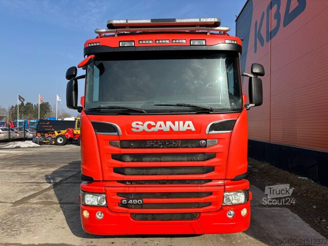 Ciężarówka próżniowa Scania G 490 6x2*4 Tankmobil aluminium tank 15000 l + ...