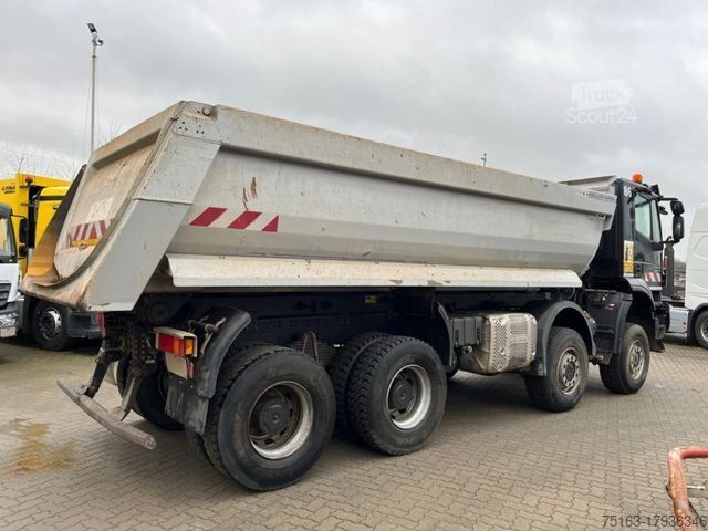 Camión volquete IVECO TRACKER AD450TW 4 Achs Muldenkipper Meiller