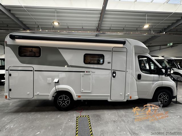 Ημιενσωματωμένο αυτοκινούμενο τροχόσπιτο LMC Tracer V 670 Automatik Design Navi Rahmenfenster