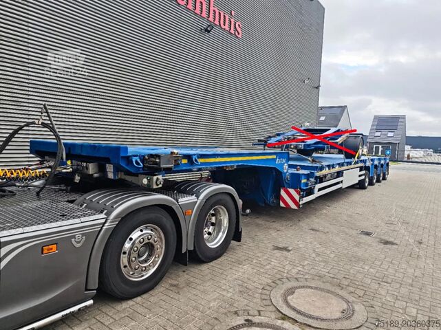 Plattform trailer Goldhofer Ventum Total lenght: 72.85 Meters 3 Pieces!