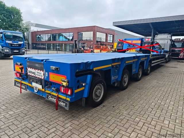 Plattform trailer Goldhofer Ventum Total lenght: 72.85 Meters 3 Pieces!