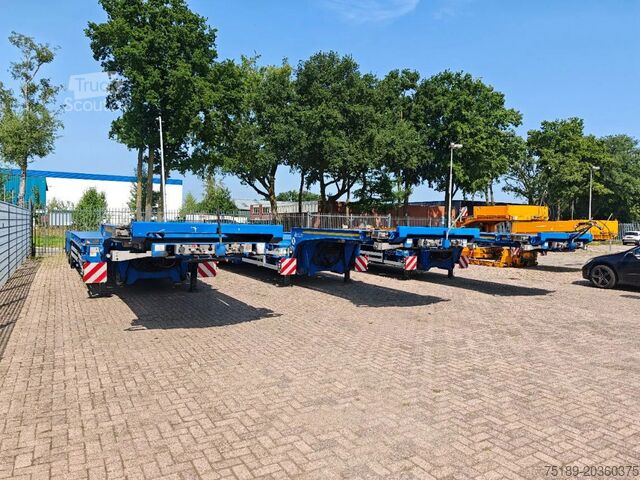 Plattform trailer Goldhofer Ventum Total lenght: 72.85 Meters 3 Pieces!